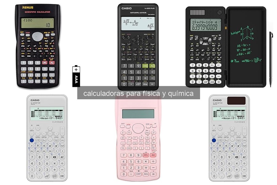 Elige la calculadora ideal para física y química