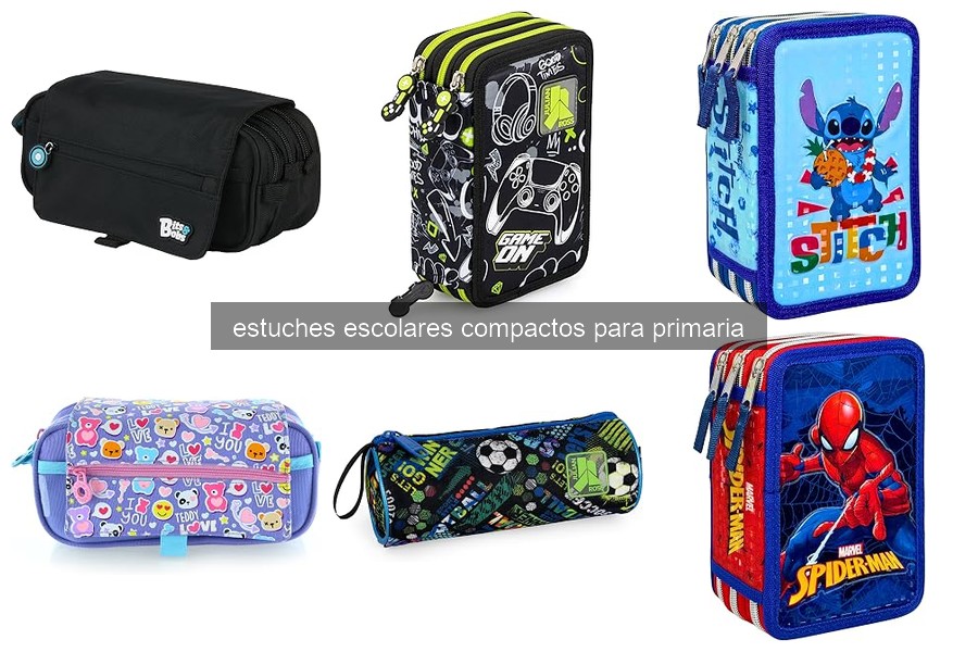 Errores al elegir estuches escolares compactos para primaria