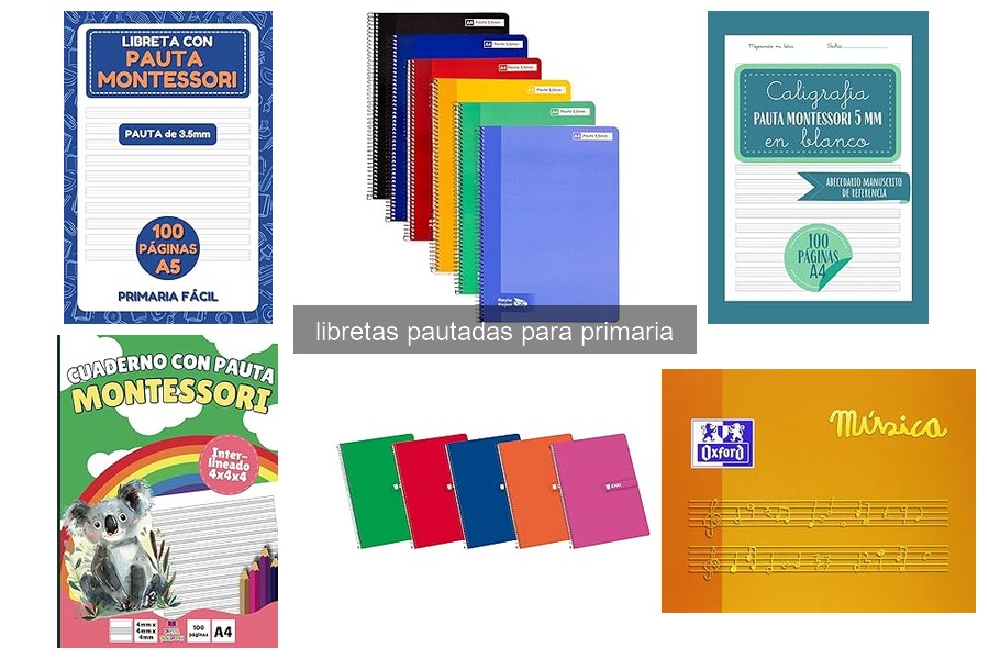 Errores al elegir libretas pautadas para primaria