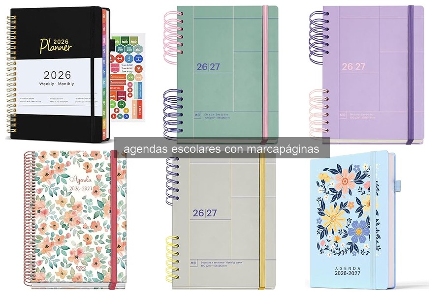 Errores comunes al elegir agendas escolares con marcapáginas
