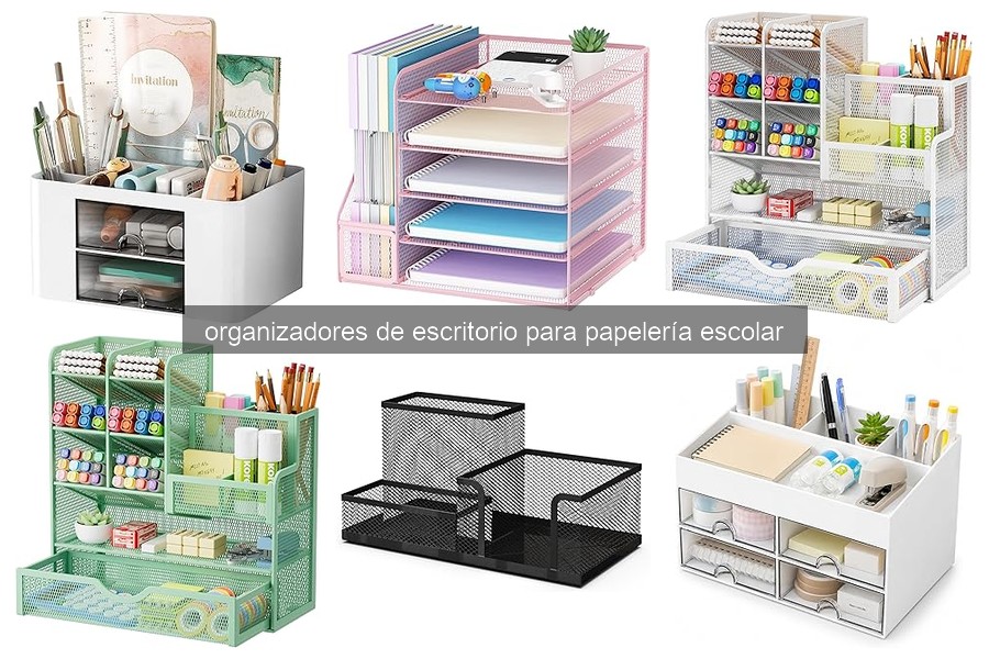 Errores comunes al elegir organizadores de escritorio escolar