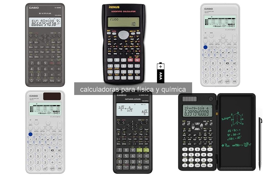 Errores comunes al usar calculadoras en física y química