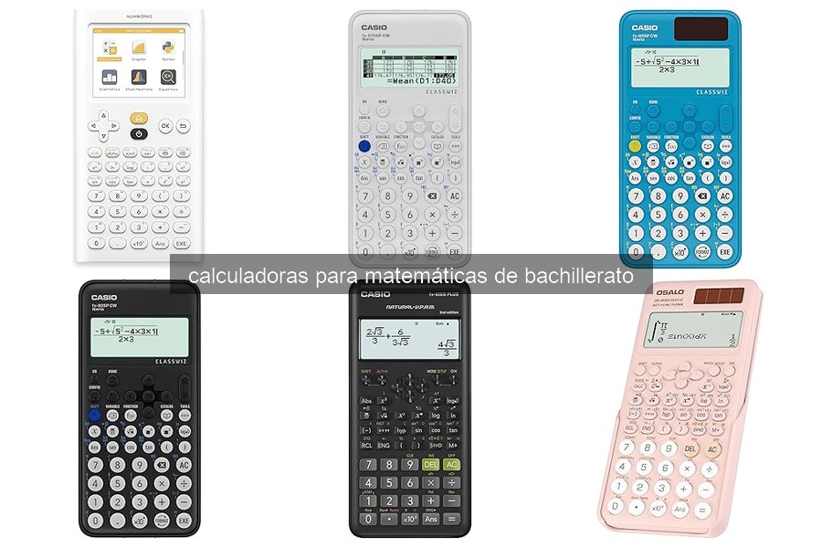 Errores comunes al usar calculadoras en matemáticas de bachillerato