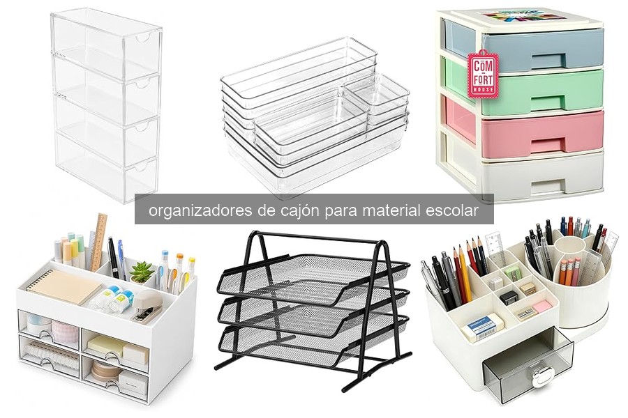Errores comunes al usar organizadores de cajón en el estudio