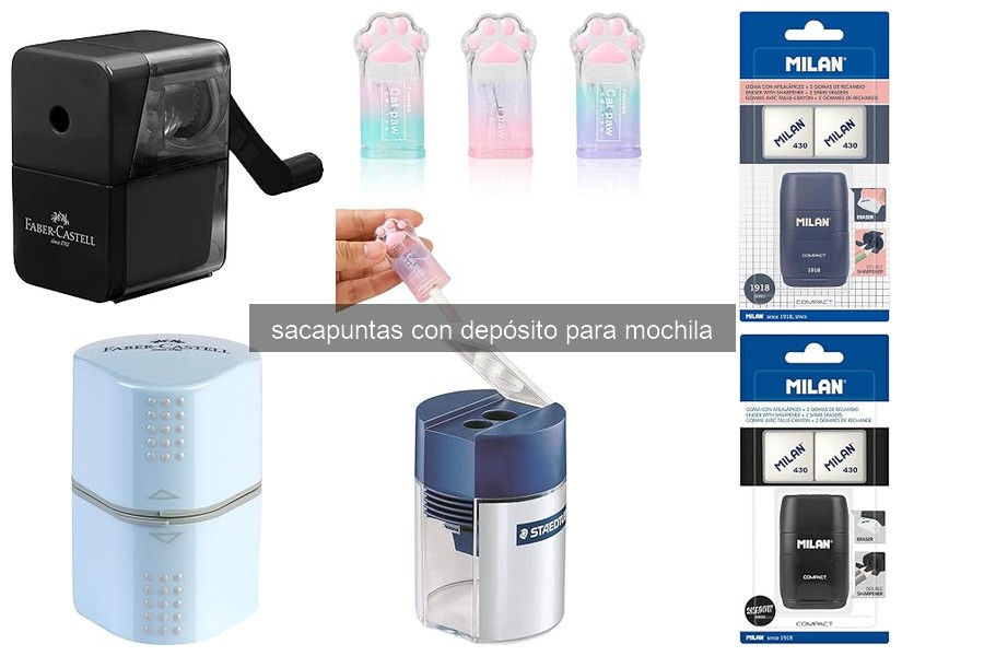 Errores comunes al usar sacapuntas con depósito y soluciones