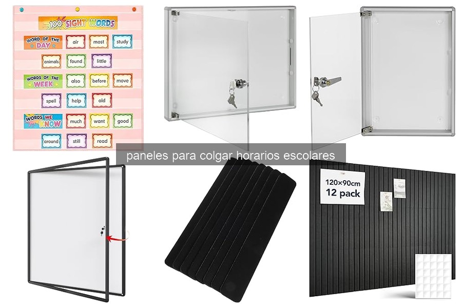 Errores Comunes con Paneles para Horarios Escolares y Soluciones