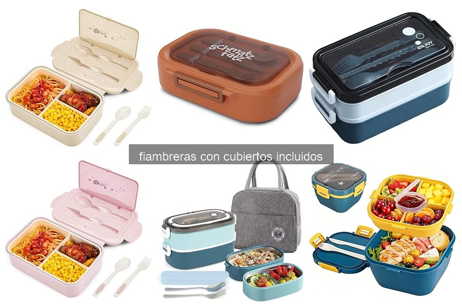 Fiambreras con Cubiertos: Comodidad y Práctica para tu Comida