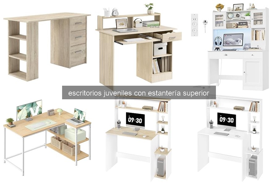 Guía de compra de escritorios juveniles con estantería