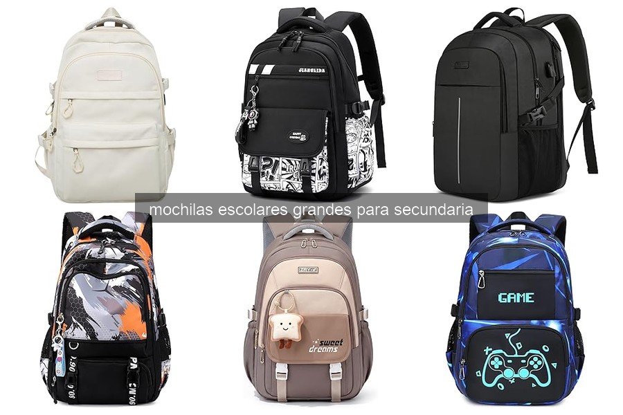 Guía de compra de mochilas escolares grandes para secundaria