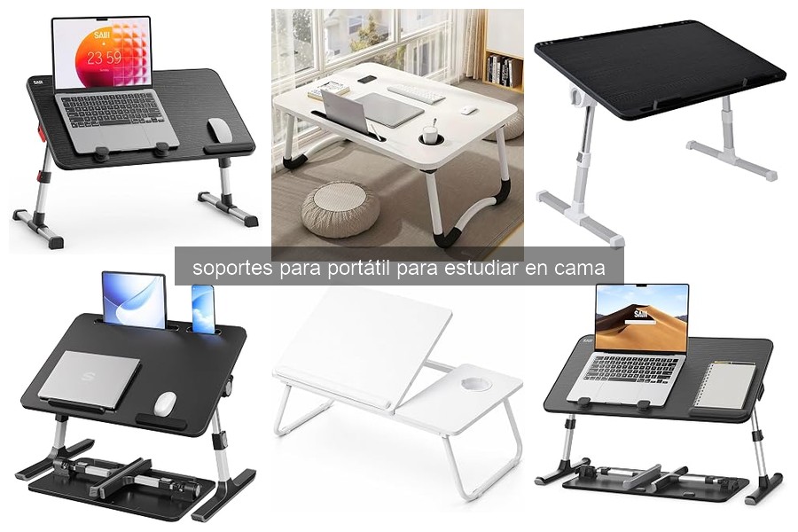 Guía de instalación y uso de soportes para portátil en cama