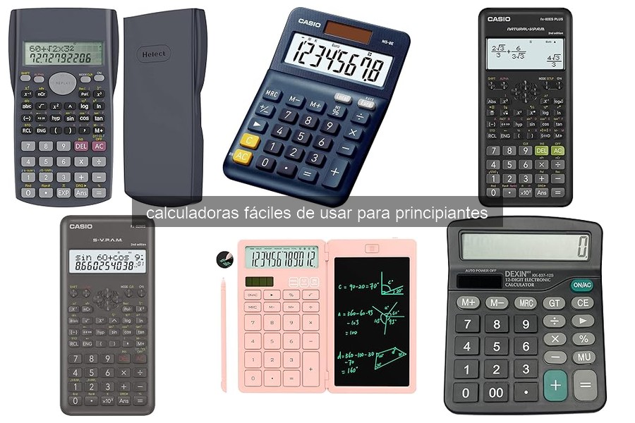Guía para elegir calculadoras fáciles para estudiar en casa