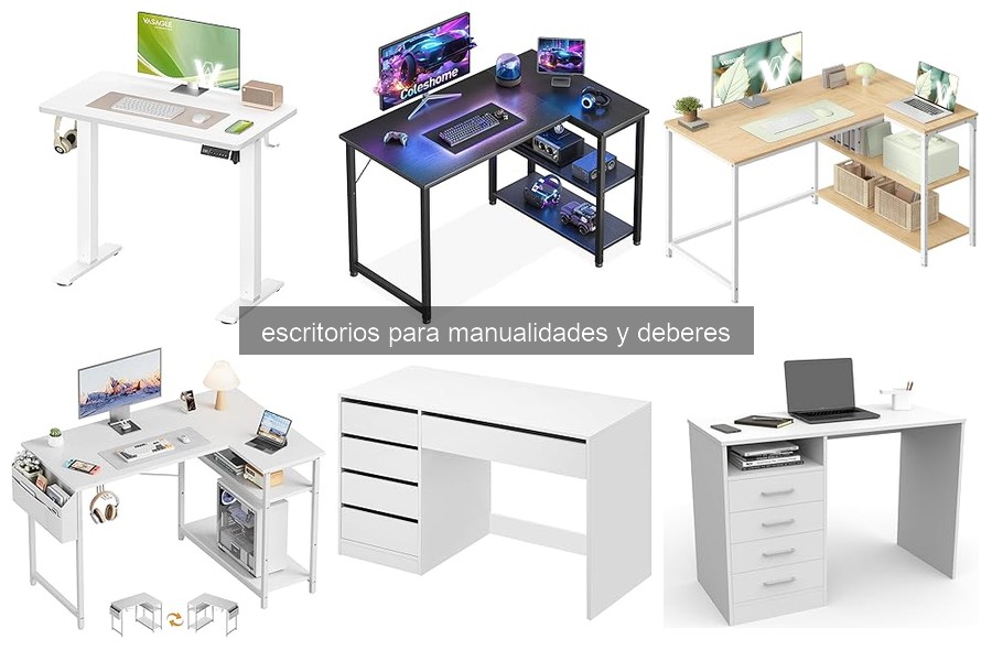 Guía para elegir el escritorio ideal para estudiar y manualidades