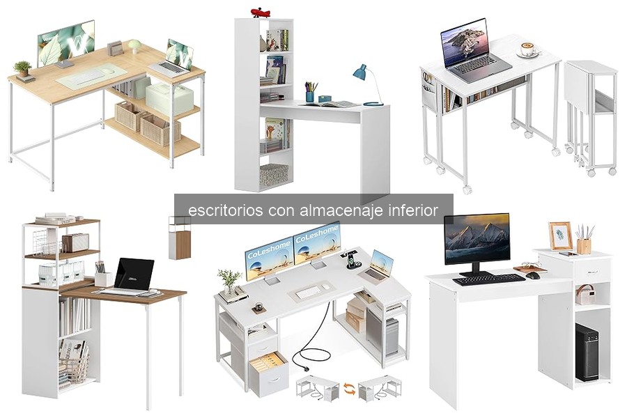 Guía para elegir el mejor escritorio con almacenaje inferior