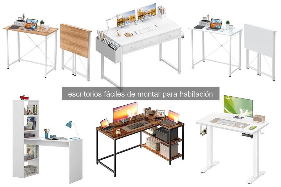 Guía para elegir escritorios fáciles de montar en casa