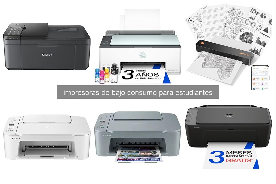 Guía para elegir impresoras de bajo consumo para estudiantes
