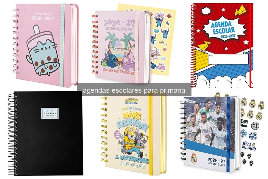 Guía para elegir la mejor agenda escolar para primaria