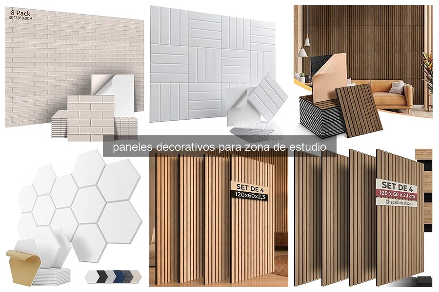 Guía para Elegir Paneles Decorativos para Estudio en Casa