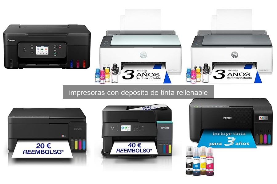 Impresoras con Depósito de Tinta Rellenable: ¿Qué Son y Ventajas?