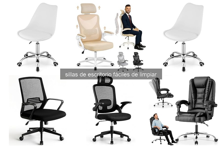 Mantenimiento y limpieza de sillas de escritorio fácil