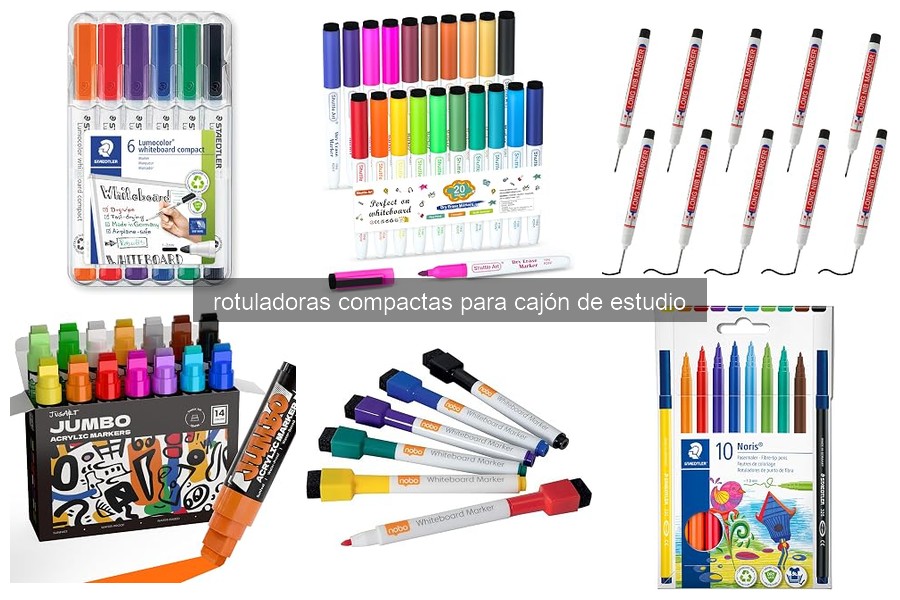 Mejora tu espacio de estudio con una rotuladora compacta