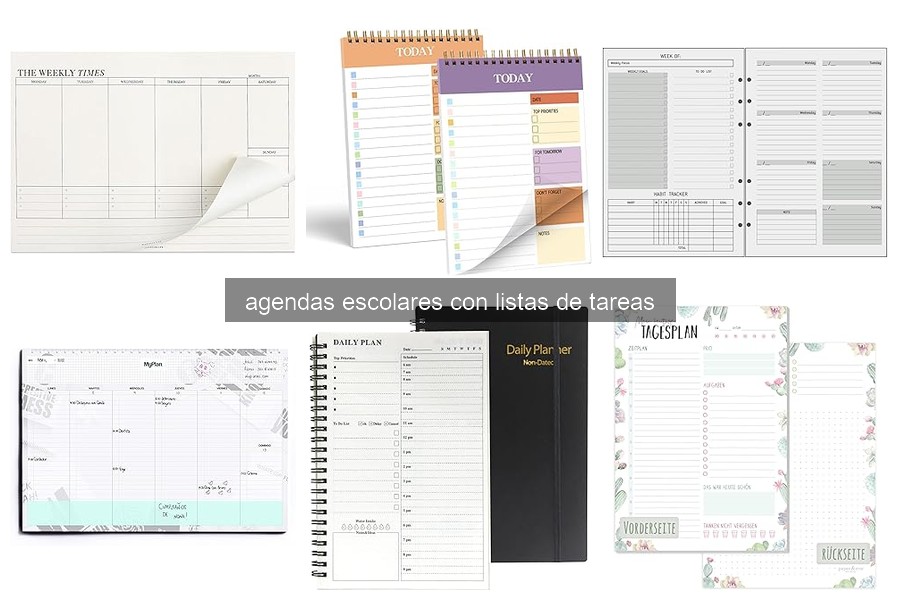 Mejores Agendas Escolares con Listas de Tareas 2026