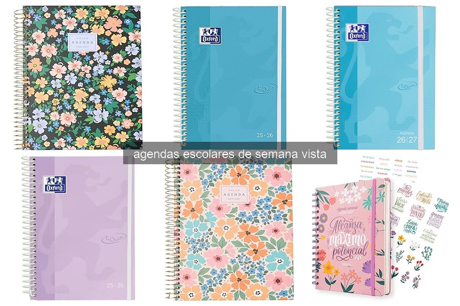 Mejores agendas escolares de semana vista para secundaria 2026