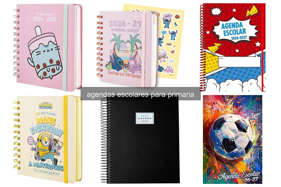 Mejores agendas escolares para primaria en 2026