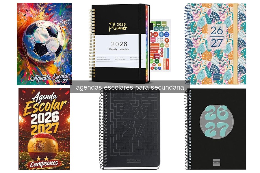 Mejores Agendas Escolares para Secundaria 2023: Comparativa