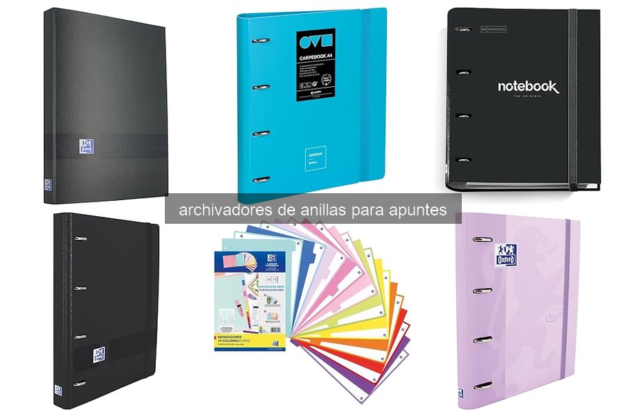 Mejores archivadores de anillas para estudiantes universitarios 2026