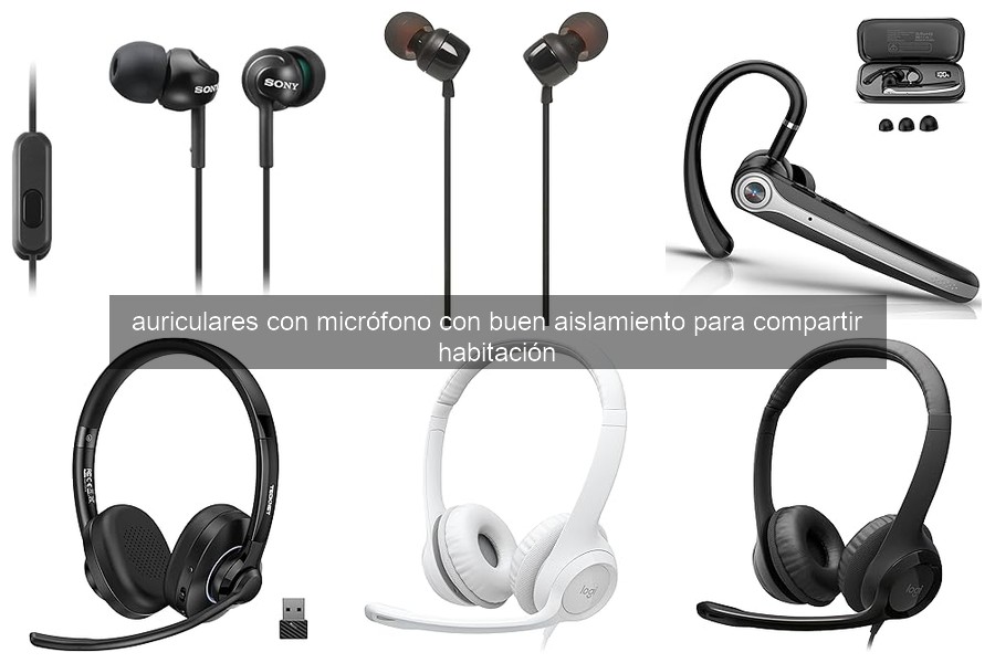 Mejores auriculares con micrófono para compartir habitación