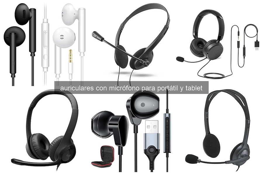Mejores auriculares con micrófono para portátil y tablet 2026