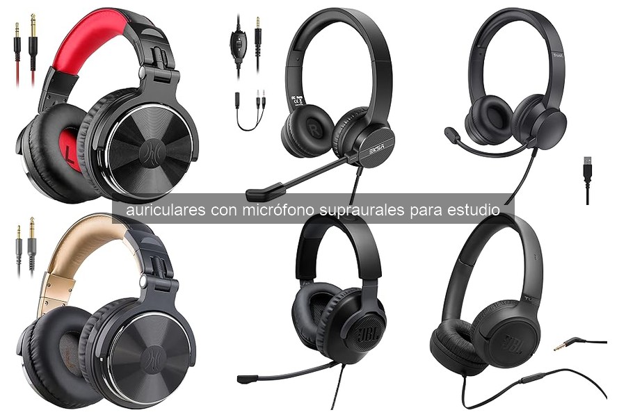 Mejores Auriculares con Micrófono Supraurales para Estudiantes