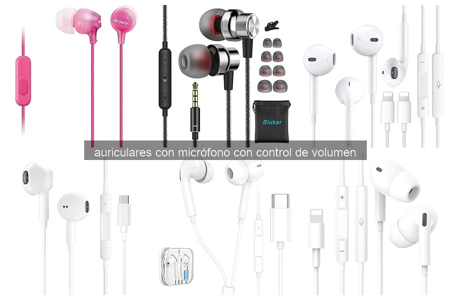 Mejores auriculares con micrófono y control de volumen para estudiar