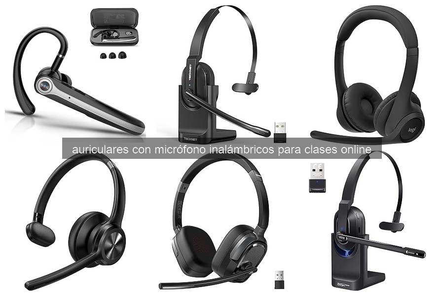 Mejores auriculares inalámbricos con micrófono para clases online