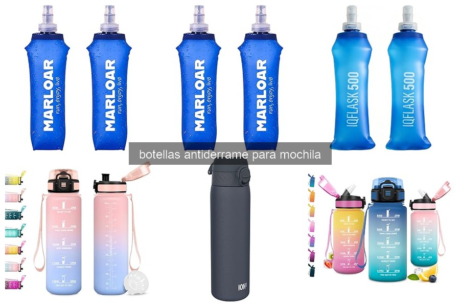 Mejores botellas antiderrame para mochila en 2026