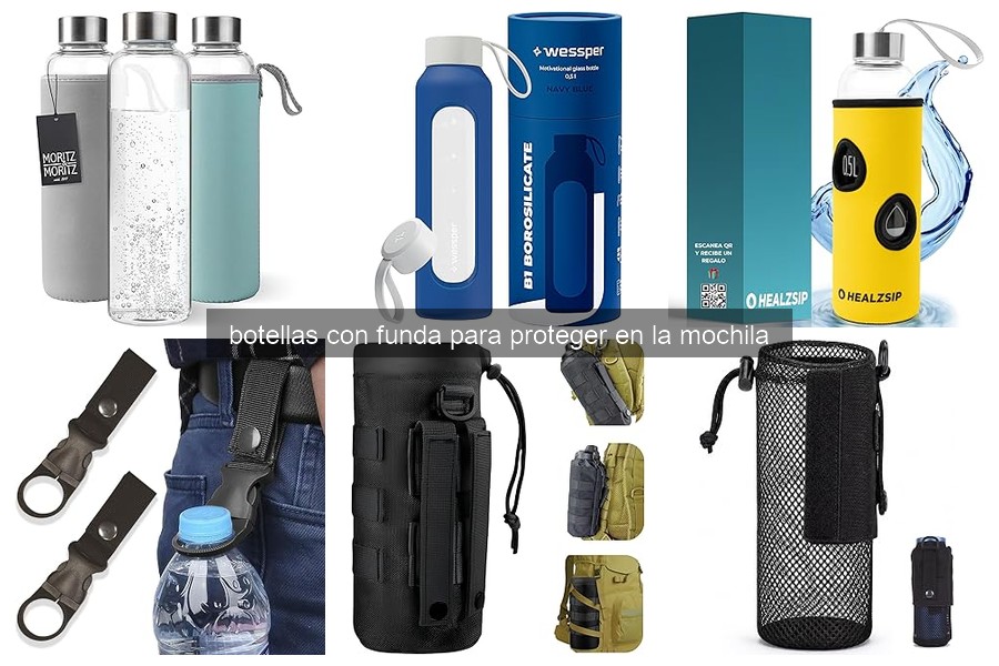 Mejores botellas con funda para mochila 2026: Comparativa