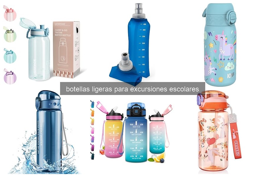 Mejores botellas ligeras para excursiones escolares en 2026
