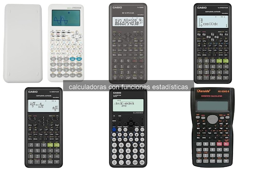 Mejores calculadoras con funciones estadísticas para 2026