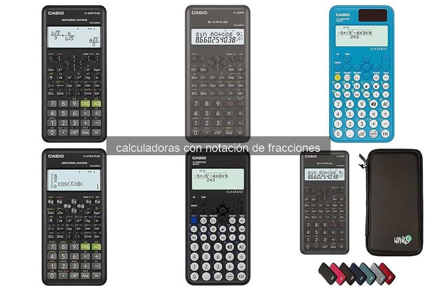 Mejores calculadoras con notación de fracciones para estudiantes