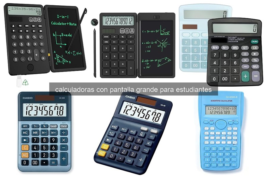 Mejores calculadoras con pantalla grande para estudiantes 2026