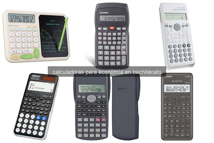 Mejores calculadoras para economía en bachillerato 2026