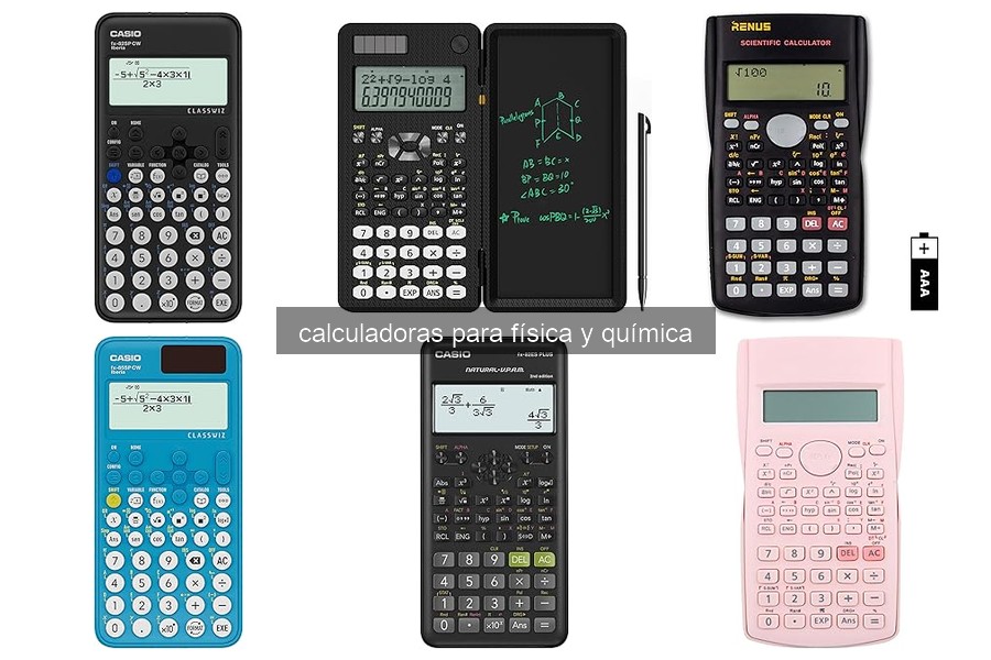 Mejores calculadoras para física y química en 2026