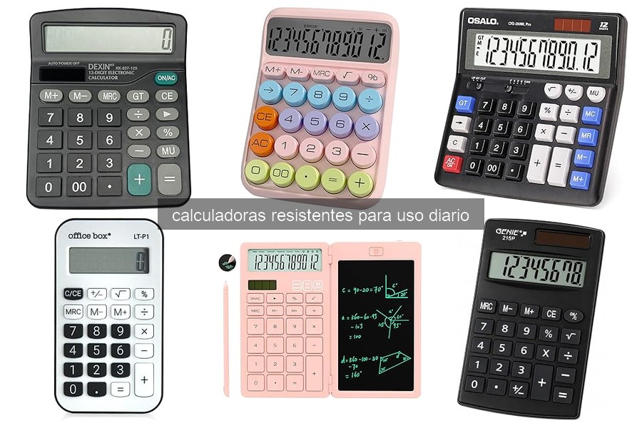 Mejores calculadoras resistentes para uso diario en 2026