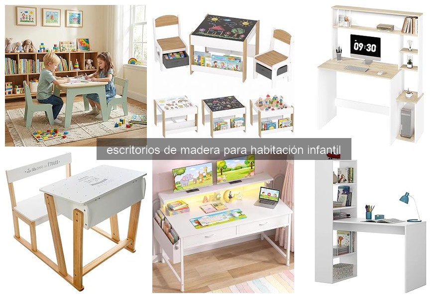 Mejores escritorios de madera para habitación infantil 2023