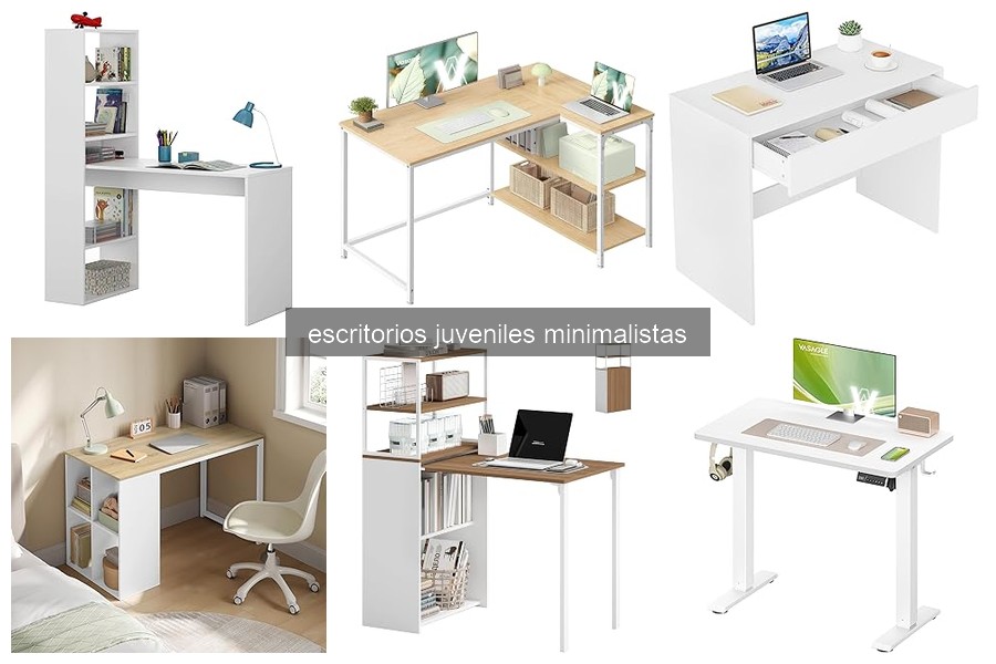 Mejores escritorios juveniles minimalistas para espacios pequeños