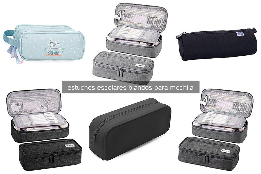 Mejores estuches escolares blandos para mochila en 2026
