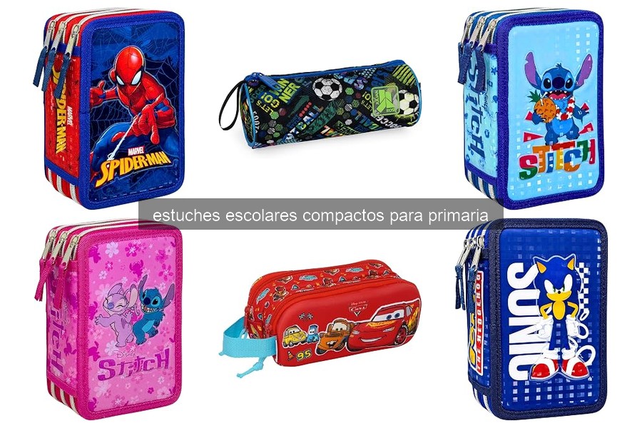 Mejores estuches escolares compactos para primaria en 2026