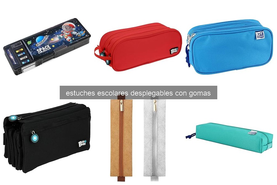 Mejores estuches escolares desplegables con gomas 2026
