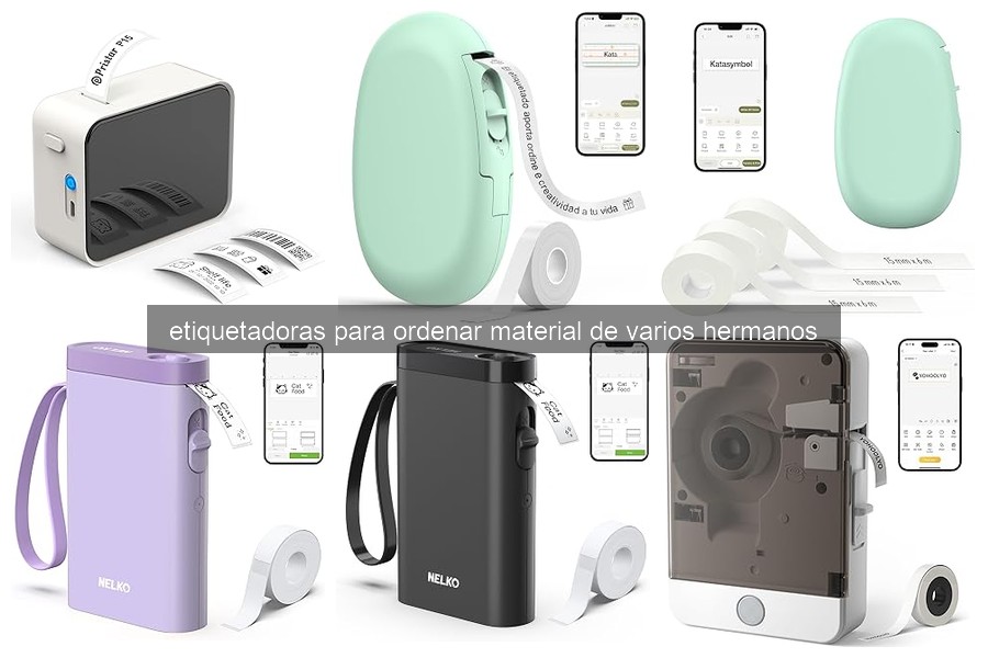 Mejores etiquetadoras para organizar el material escolar en casa