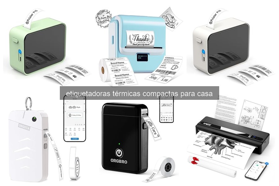 Mejores etiquetadoras térmicas compactas para casa en 2026